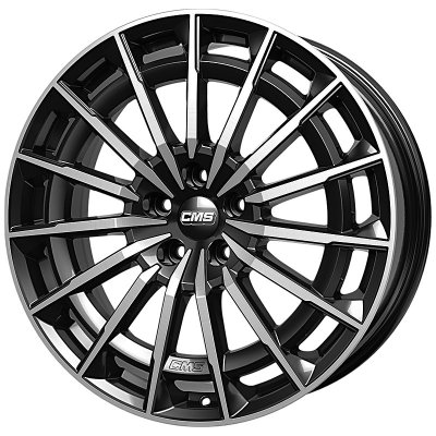 CMS C38 black polished 8x19" 5x112 et45 57,1mm