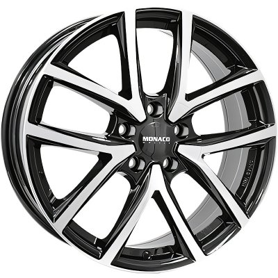 Monaco CL2 Black/Pol 7,5x18" 5x114,3 et40 70,1mm