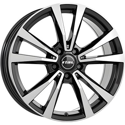 Rial M12X black polished 8x19" 5x112 et61 66,6