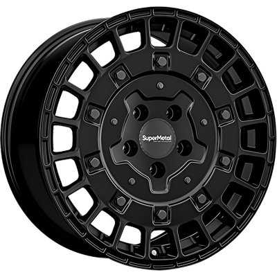 SuperMetal Rig matt black 8x18" 6x120 et45 Kantavuus 955kg. VW T7