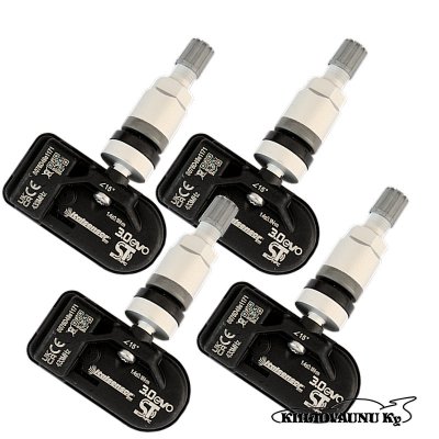 TPMS rengaspaine anturit Hopea 4kpl valmiiksi automerkkikohtaisesti ohjelmoituna. 433MHz