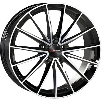 Xtreme RX16 Black Diamond polish 8x18" 5x114,3 et34 kr.64,1 Tesla 3