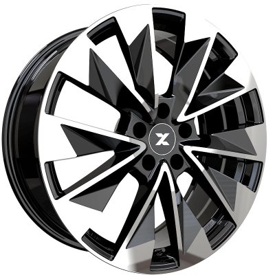ZagaWheels Loki Black/Polish 8x20 5x108 et47