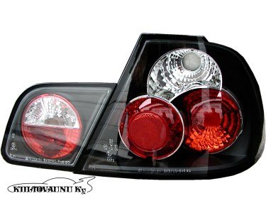 Takavalosarja BMW E46 2ov. Coupe 99-02 musta