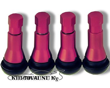 Venttiilisarja aluvanteisiin Eloksoitu punainen