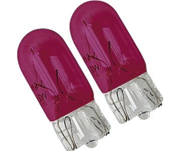 Lasikantapolttimot punainen 12V-5W-W2.1x9.5d