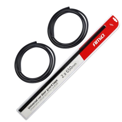 U-mallinen reunalista 2x 65cm musta