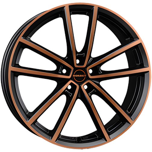 Borbet W Black/Copper 8x18\" 5x112 et48 66,6