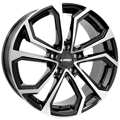 IT Wheels Ella black polished 8x18\" 5x112 et45 66,5mm