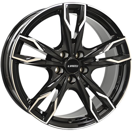 IT Wheels Gina Black polish 7,5x19+8,5x19\" 5x108 et48/52 63,4mm
