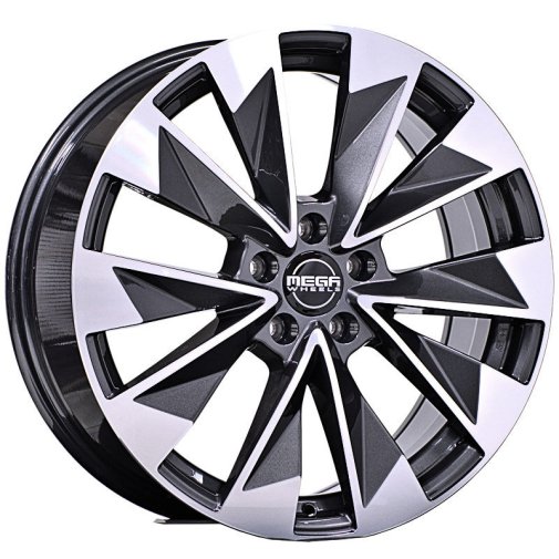 MegaWheels Zenith Anthracite/Polish 8x20+9x20 5x108 et47/53