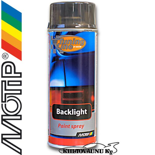Backlight musta takavalomaali Motip 400ml