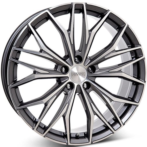 Nitro Sapphire Flow Formed 7,5x19+8,5x19\" 5x108 et50/56 Volvo C40/XC40