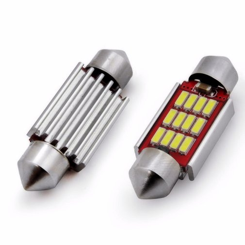 Putkipolttimot LED 36mm canbus white