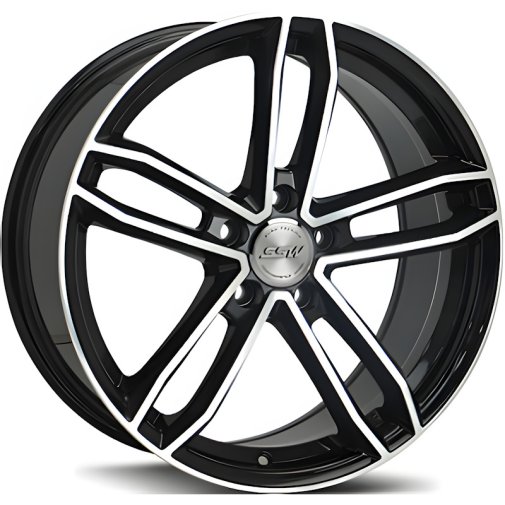 SSW S338 black polished 8x18\" 5x112 et45 72,6mm