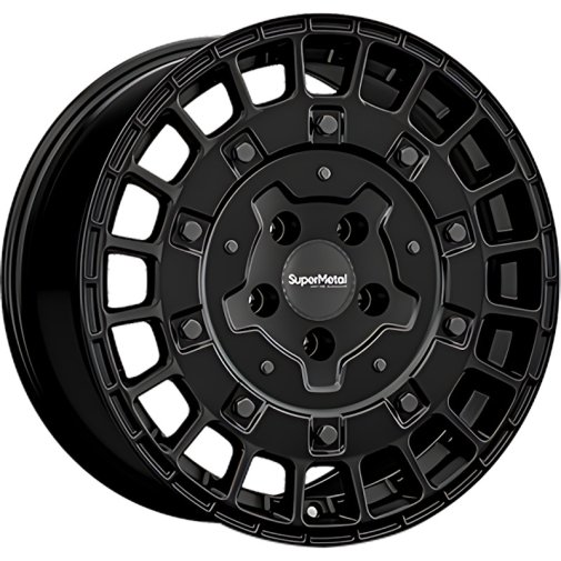 SuperMetal Rig matt black 8x18\" 5x120 et45 Kantavuus 955kg