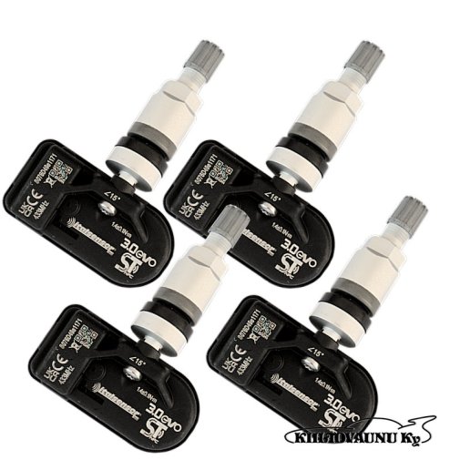 TPMS rengaspaine anturit Hopea 4kpl valmiiksi automerkkikohtaisesti ohjelmoituna. 433MHz