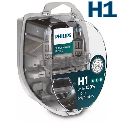 H1 Philips X-tremeVision Pro150% polttimopari