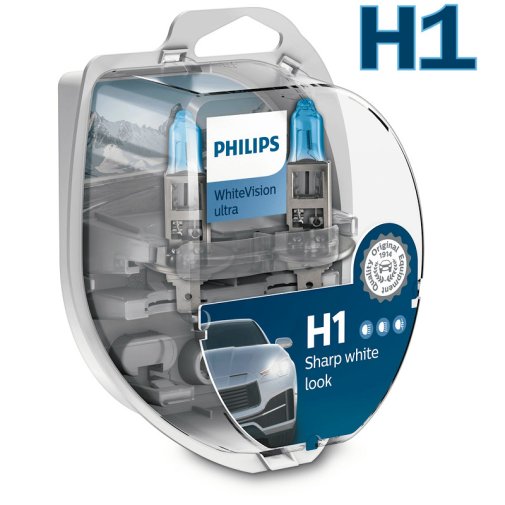 H1 Philips WhiteVision Ultra polttimopari