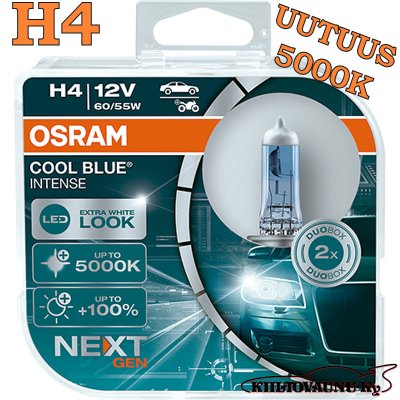 H4 Osram Cool Blue 5000K intense NEXT GEN