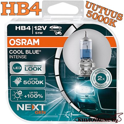 HB4 Osram Cool Blue 5000K intense NEXT GEN