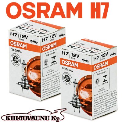 H7 Osram Original polttimopari (2kpl)